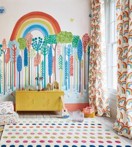 Sing A Rainbow Fabric by Villa Nova Orange