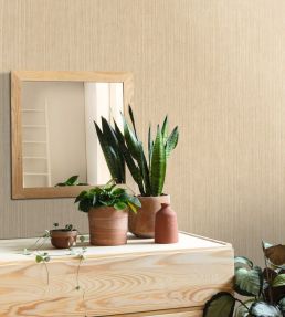 Sisal Wallpaper by Caselio Beige