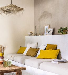 Sisal Wallpaper by Caselio Taupe Clair