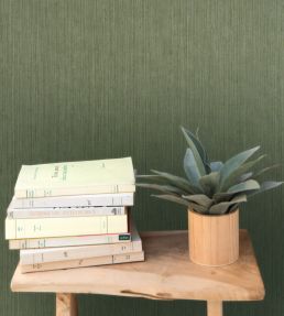 Sisal Wallpaper by Caselio Vert Mousse