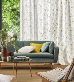Sisteron Sheer Fabric by Camengo Blanc