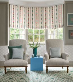 Sitari Stripe Fabric by Jane Churchill Multi