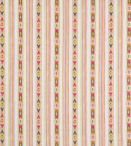 Sitari Stripe Fabric by Jane Churchill Red