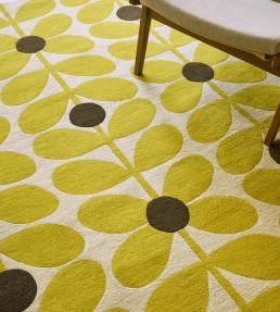 Orla Kiely Sixties Stem rug Yellow 158106120180-US Yellow