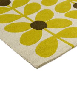 Orla Kiely Sixties Stem rug Yellow 158106120180-US Yellow
