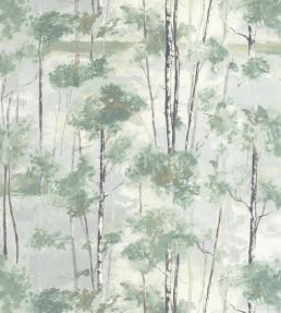 Skandinavia Wallpaper by Casadeco Vert Eucalyptus