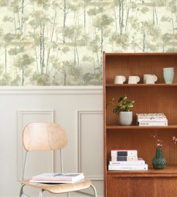 Skandinavia Wallpaper by Casadeco Vert Lichen