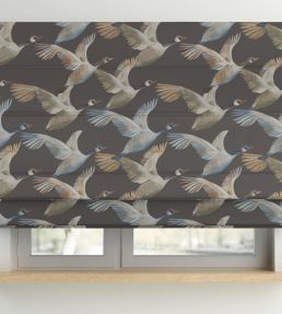 Skein Fabric by Arley House Charcoal