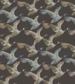 Skein Wallpaper by Arley House Charcoal