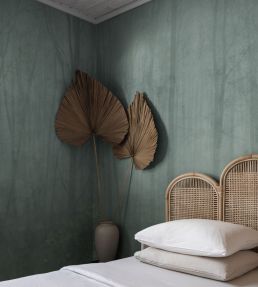 Skog Mural by Sandberg Forest Green