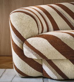 Slalom Fabric by Casamance Noir