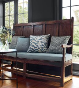 Sloane Herringbone Fabric by Thibaut Mineral