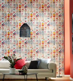 Snip Snip Wallpaper by Ohpopsi Lilac & Silver
