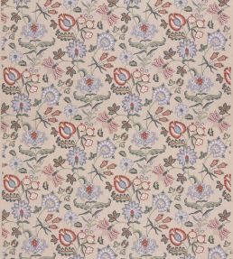 Snowhill Fabric by GP & J Baker Green/Russet
