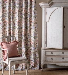 Snowhill Fabric by GP & J Baker Green/Russet