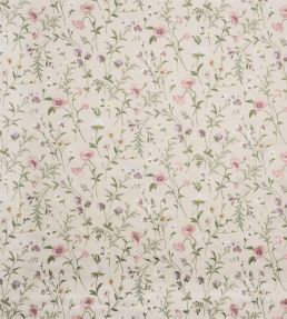 Snowshill Meadow Fabric by Nina Campbell Blush/Lilac