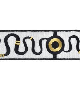 Sofia Embroidered Braid 57mm Trimming by Houles Icona