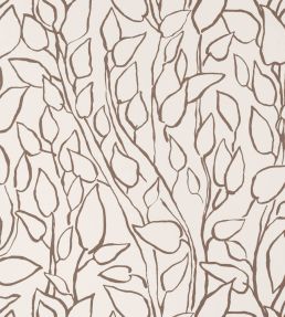 Solandra Vine Wallpaper by Schumacher Brown