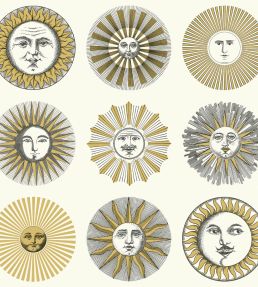 Soli Wallpaper by Cole & Son Cream & Gold