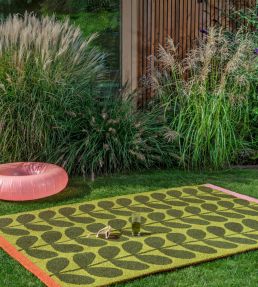 Orla Kiely Solid Stem Outdoor rug Seagrass 464507140200-US Seagrass