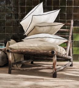 Solo Cushion 45 x 45cm by Maison Casamance Marron Glace