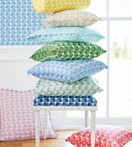 Solsbury Fabric by Thibaut Coral
