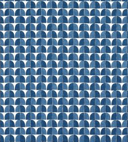 Solsbury Wallpaper by Thibaut Navy