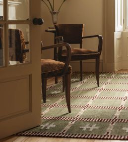 Livabliss Solum rug Green/Burgundy/White PRSL2300-23 Green/Burgundy/White