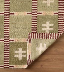 Livabliss Solum rug Green/Burgundy/White PRSL2300-23 Green/Burgundy/White