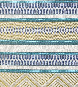 Somana Outdoor Fabric by Ian Sanderson Blue Lagoon
