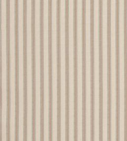 Somerton Stripe Fabric by Mulberry Home Old Blue