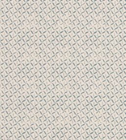 Somerton Trellis Fabric by Mulberry Home Blue