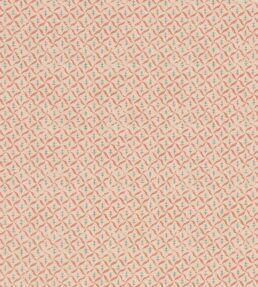 Somerton Trellis Fabric by Mulberry Home Russet/Teal