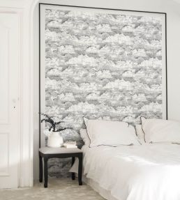 Songe Wallpaper by Casadeco Noir Gravure