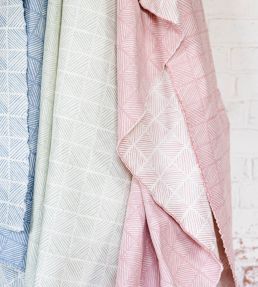 Songlines Fabric by Kate Medlicott Water Mint