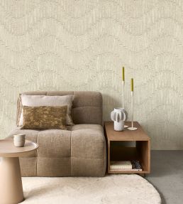 Soothing Waves Mural by Eijffinger Beige/Sand