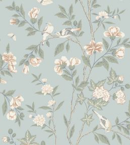 Sophia Magdalena Wallpaper by Borastapeter Soft Blue