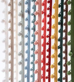 Sophie Beaded Fringe Trimming by Samuel & Sons Mineral