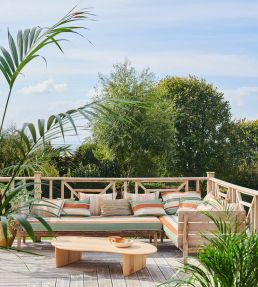 Sorrente Fabric by Casamance Jaune Vert