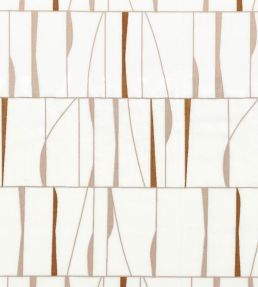 Souffle de Vitrail Fabric by Camengo Nude