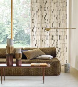 Souffle de Vitrail Fabric by Camengo Ocre