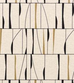 Souffle de Vitrail Fabric by Camengo Ocre