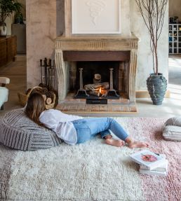 Lorena Canals Sounds of Summer rug Dusky Pink WO-SOUND-M Dusky Pink