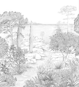 Southern Painting Mural by Caselio Noir et blanc