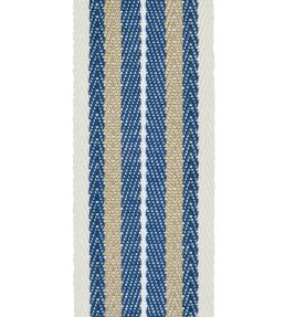 Southwold Stripe Braid Trimming by Ian Mankin Cobalt
