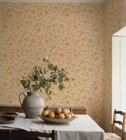 Souvenirs Wallpaper by Tres Tintas Yellow
