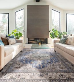 Asiatic Sovereign Medallion rug Blue 07 SOVE2002900007 Blue 07