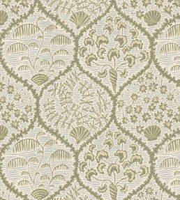Sowerby Wallpaper by Josephine Munsey Soft Olive and Shortwood