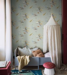 Space Adventure Wallpaper by Borastapeter Beige