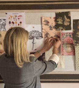 Spicewood Wallpaper by Parker & Jules Chocolate